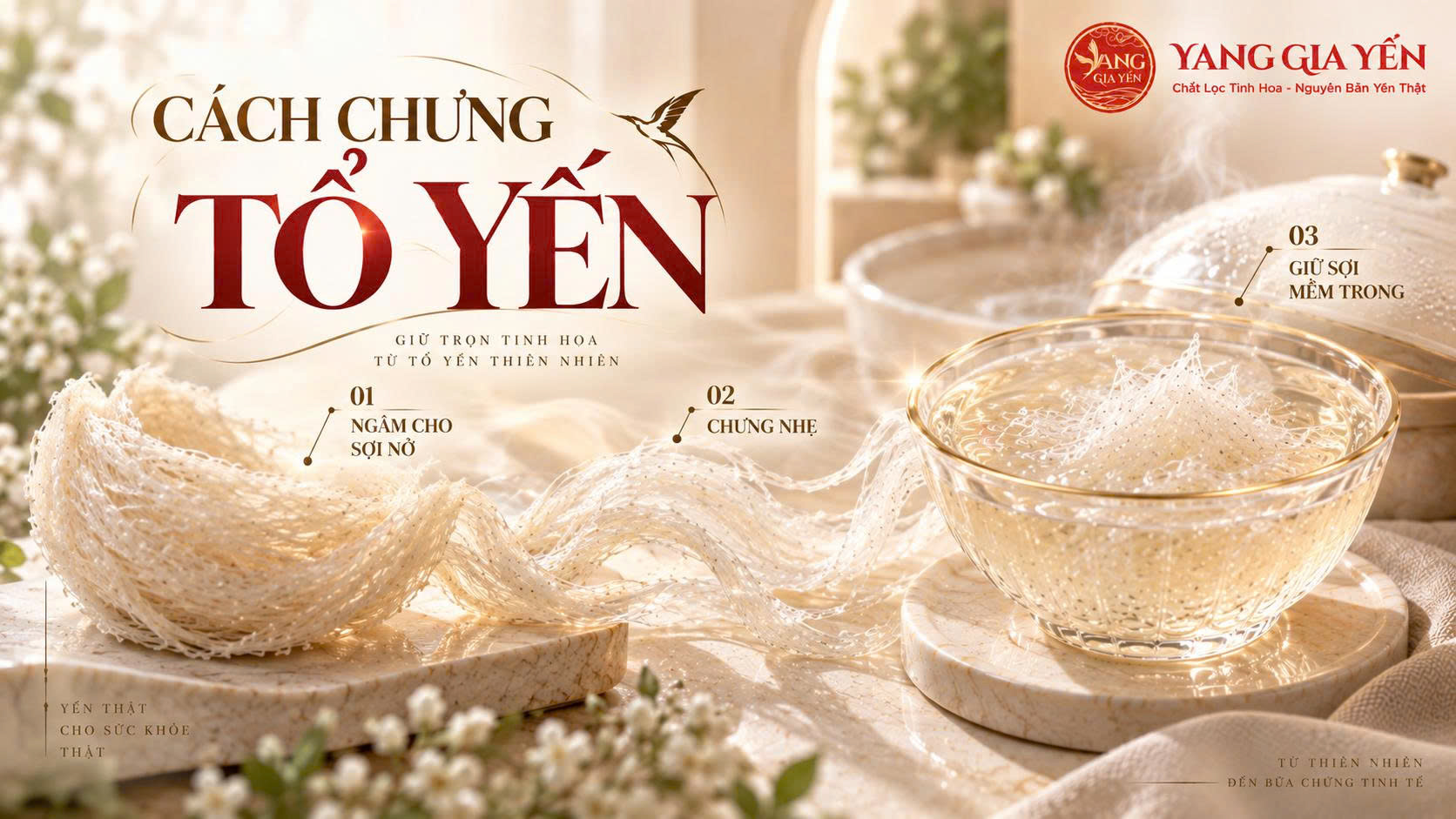 Cách chưng tổ yến Cách chưng tổ yến