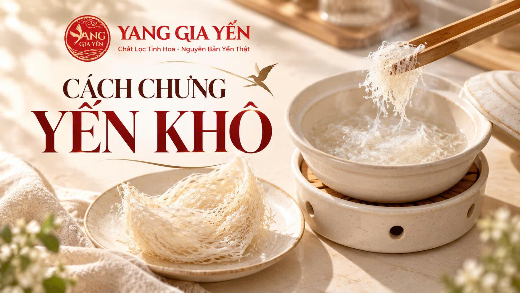 Cách chưng yến khô Cách chưng yến khô