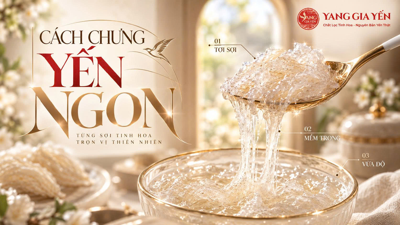 Cách chưng yến ngon