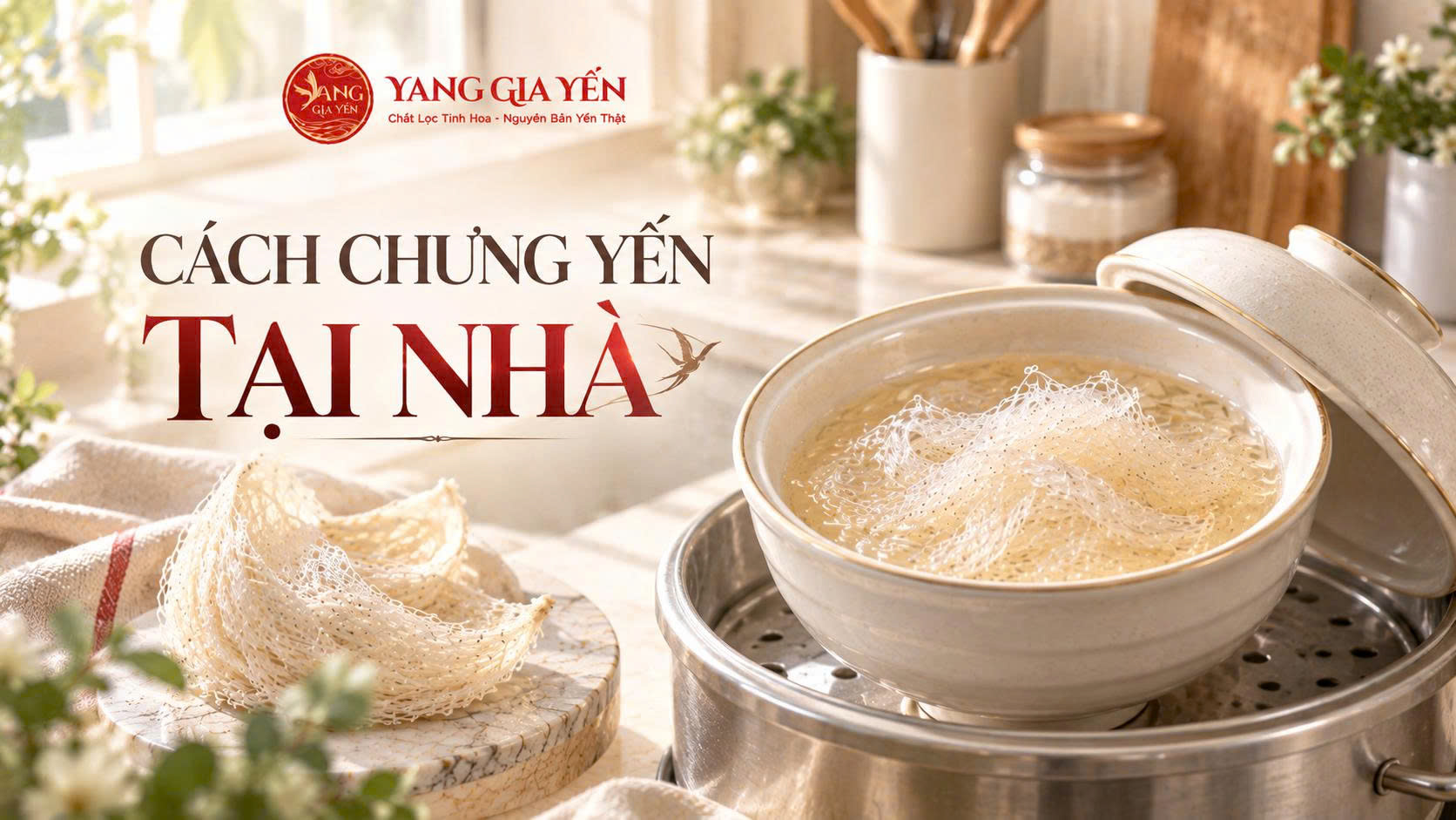 Cách chưng yến tại nhà Cách chưng yến tại nhà