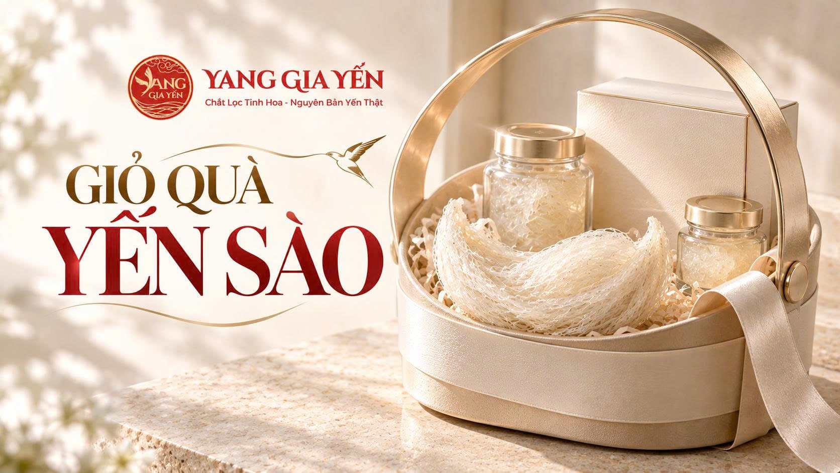Giỏ quà yến sào Giỏ quà yến sào