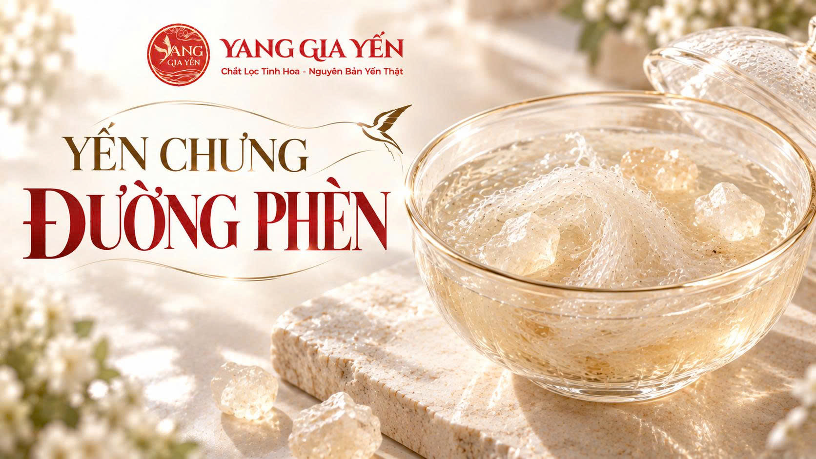 Yến chưng đường phèn Yến chưng đường phèn