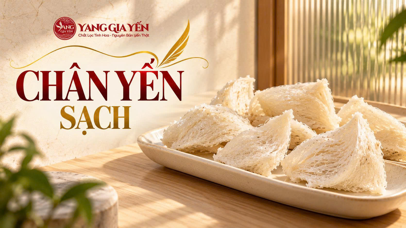 Chân yến sạch