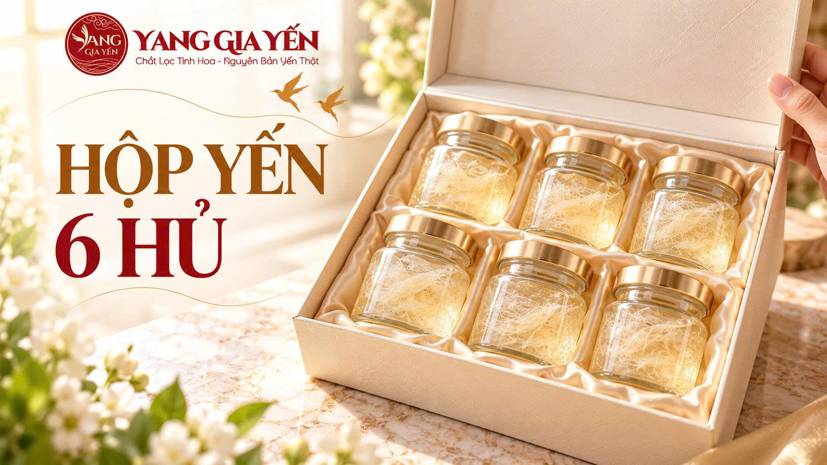 Hộp yến 6 hủ