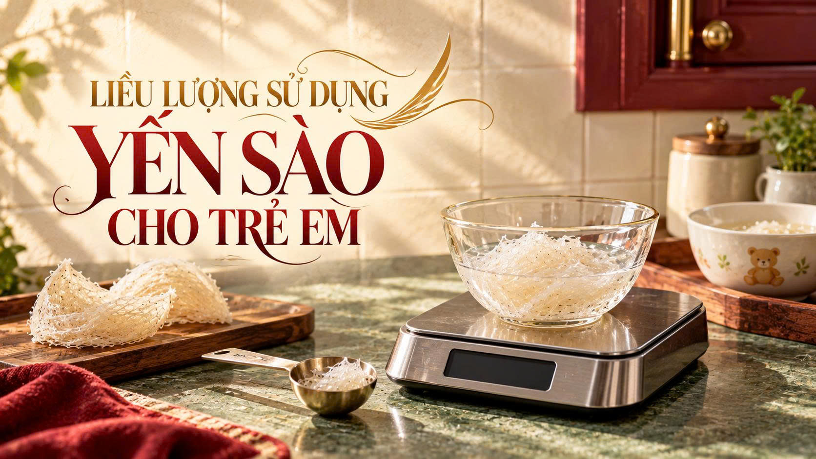 Liều lượng sử dụng yến sào cho trẻ em Liều lượng sử dụng yến sào cho trẻ em
