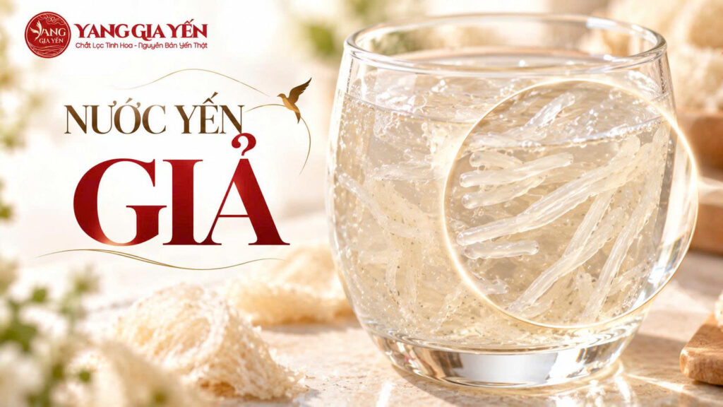 Nước yến giả