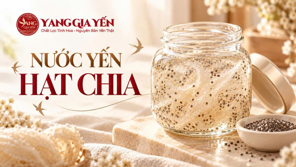 Nước yến hạt chia