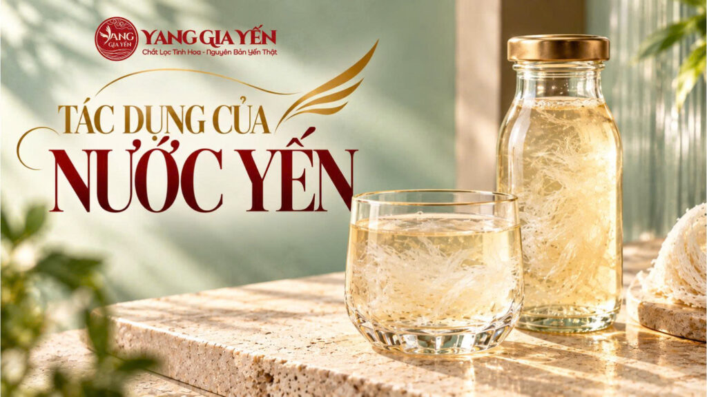 Tác dụng của nước yến