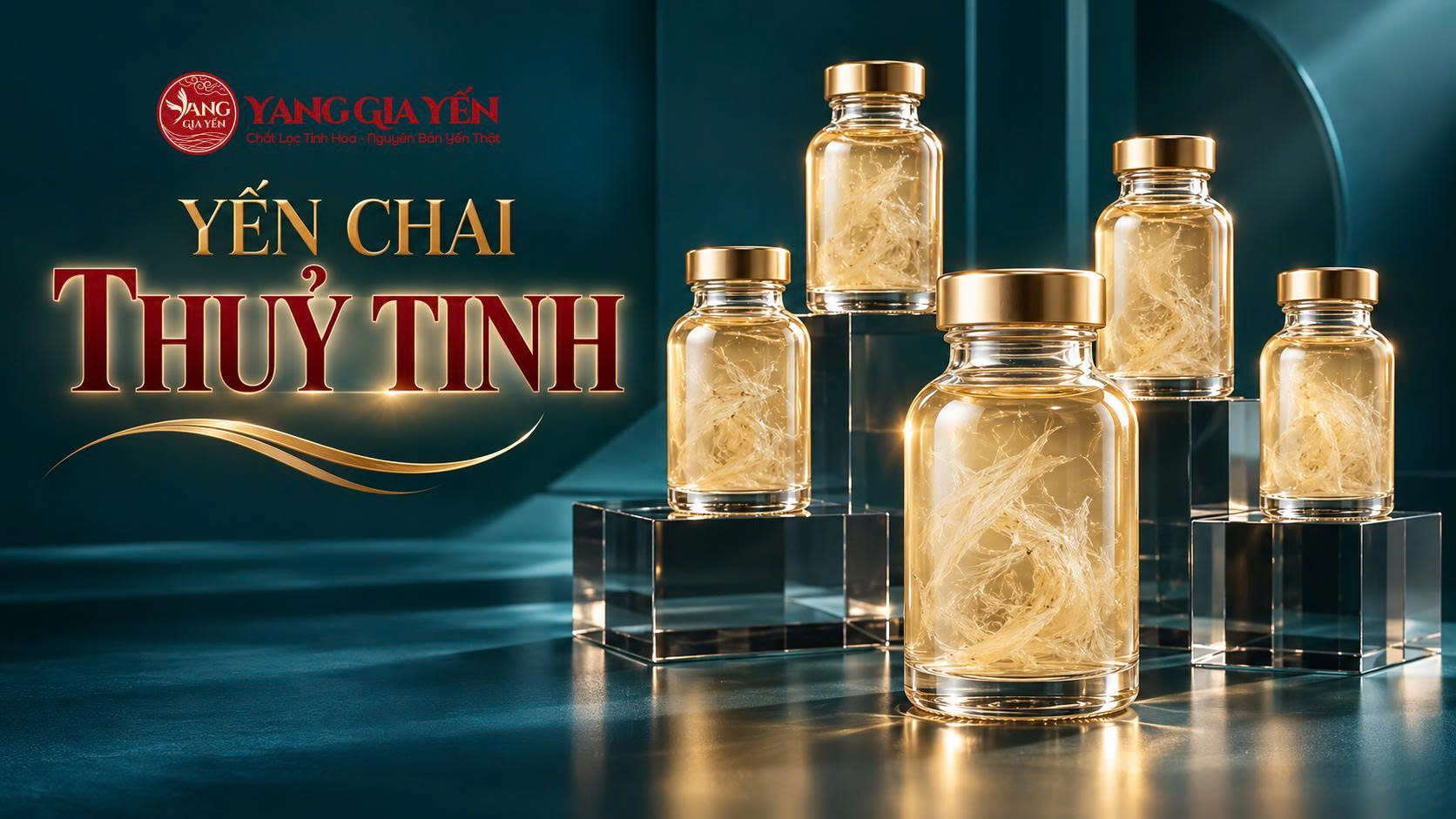Yến chai thuỷ tinh