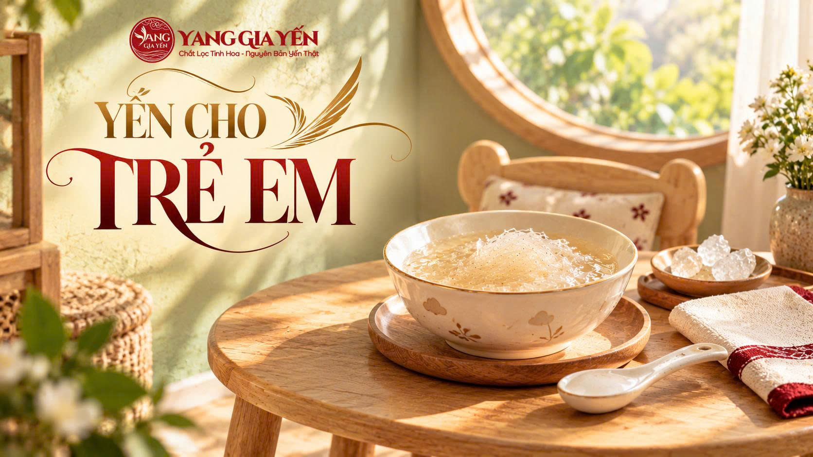 Yến cho trẻ em Yến cho trẻ em