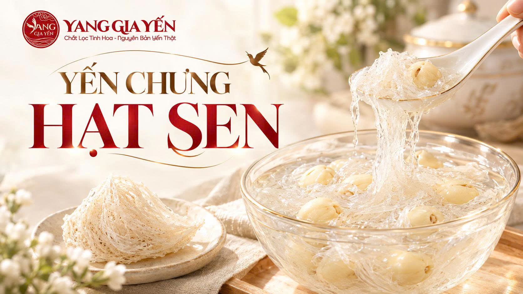 Yến chưng hạt sen Yến chưng hạt sen