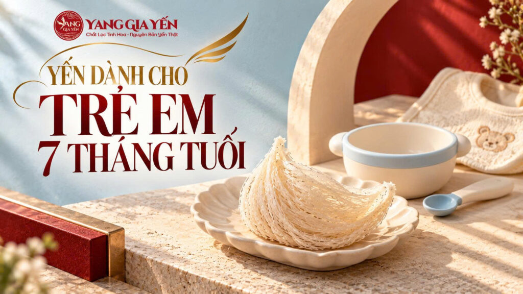 Yến dành cho trẻ em 7 tháng tuổi
